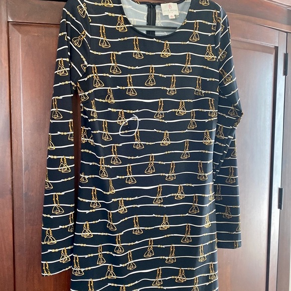 Julie Brown NYC - Sz Medium (8-10) long sleeve knee length dress - Picture 8 of 8